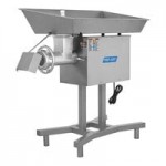 ProCut KG-22-W-SS #22 Stainless Steel Electric Meat Grinder with Safe Guard - 110V, 1 hp
