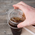Choice Clear Flat Lid with Straw Slot - 9, 12, 16, 20, and 24 oz. - 1,000/Case Choice Clear Flat Lid with Straw Slot - 9, 12, 16, 20, and 24 oz. - 1,000/Case