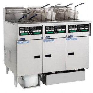 Pitco® SSHLV14C-3/FDP Solstice Supreme Liquid Propane 96 lb. Reduced Oil Volume / High Output 3 Unit Fryer System with Intellifry Computer Controls and Push Button Top Off - 225,000 BTU Pitco® SSHLV14C-3/FDP Solstice Supreme Liquid Propane 96 lb. Reduced Oil Volume / High Output 3 Unit Fryer System with Intellifry Computer Controls and Push Button Top Off - 225,000 BTU