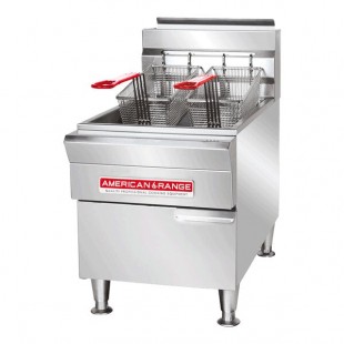 American Range AR-GCF-15 15 lb. Liquid Propane Countertop Fryer - 30,000 BTU