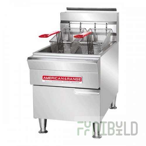 American Range AR-GCF-15 15 lb. Liquid Propane Countertop Fryer - 30,000 BTU