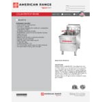 American Range AR-GCF-15 15 lb. Liquid Propane Countertop Fryer - 30,000 BTU American Range AR-GCF-15 15 lb. Liquid Propane Countertop Fryer - 30,000 BTU