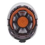 Ergodyne Skullerz 8976LED White Type 2 Class E Safety Helmet with LED Light and 6-Point Ratchet Suspension 60261