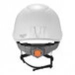 Ergodyne Skullerz 8976LED White Type 2 Class E Safety Helmet with LED Light and 6-Point Ratchet Suspension 60261