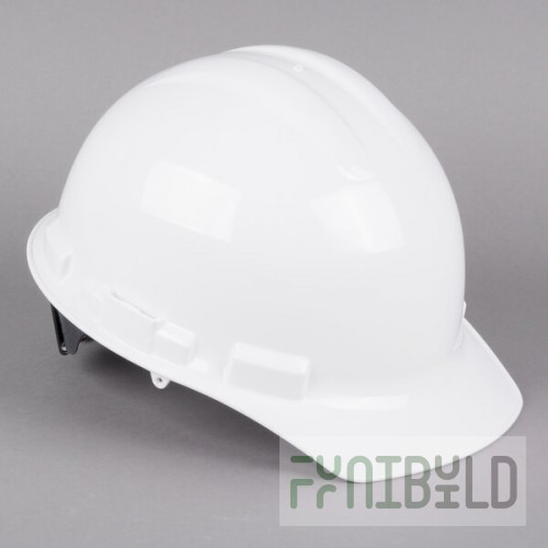 Cordova Duo Safety White Cap Style Hard Hat with 4-Point Ratchet Suspension