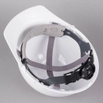 Cordova Duo Safety White Cap Style Hard Hat with 4-Point Ratchet Suspension