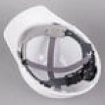 Cordova Duo Safety White Cap Style Hard Hat with 4-Point Ratchet Suspension