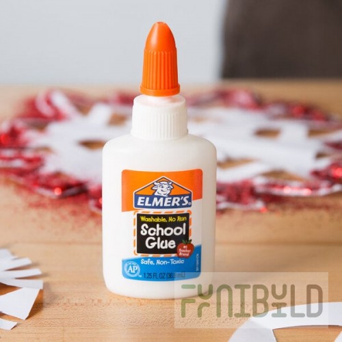 Elmer's E301 1.25 fl. oz. White Liquid School Glue