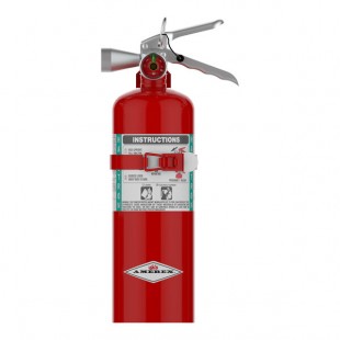 Amerex B386T Halotron I 5 lb. Fire Extinguisher with Nozzle 15271 - UL Rating 5B:C