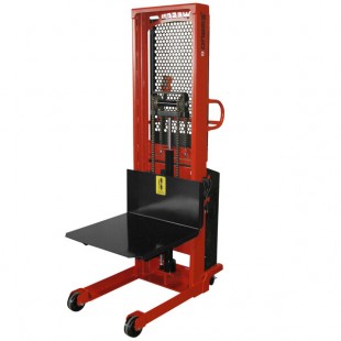 Wesco Industrial Products 1,500 lb. Hydraulic Power Lift Platform Stacker with 24
