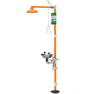 Guardian Equipment G1943 Safety Station with Eyewash and Scald Protection Valve
