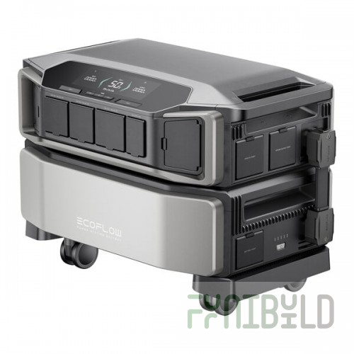 EcoFlow DELTA Pro Ultra EFDPUPCS-BP Lithium-Ion Whole-Home Portable Inverter and Extra Battery