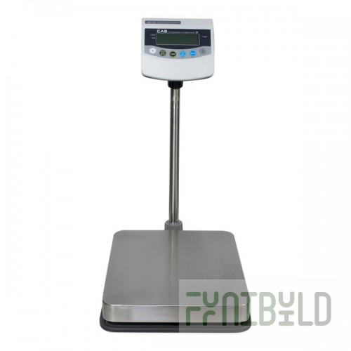 CAS BW-60DB BW Series 150 x 0.05 lb. Digital Bench Scale - Legal for Trade