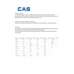 CAS BW-60DB BW Series 150 x 0.05 lb. Digital Bench Scale - Legal for Trade