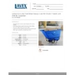 Lavex 0.5 Cubic Yard Blue Heavy-Duty Tilt Truck / Trash Cart (850 lb. Capacity) Lavex 0.5 Cubic Yard Blue Heavy-Duty Tilt Truck / Trash Cart (850 lb. Capacity)
