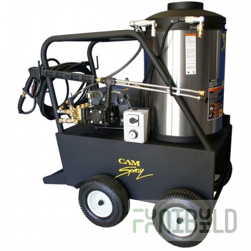 Cam Spray 2000QE Portable Electric Hot Water Pressure Washer with 50' Hose - 2000 PSI; 4.0 GPM