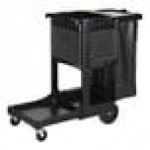 Rubbermaid® 1861430 Executive Janitor Cart with Locking Cabinet