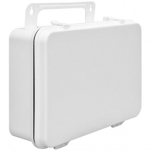 Durham Mfg B376-43-HIPS Plastic Empty First Aid Cabinet with Partition Durham Mfg B376-43-HIPS Plastic Empty First Aid Cabinet with Partition