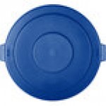 Carlisle 84105614 Bronco 55 Gallon Blue Flat Round Trash Can Lid Carlisle 84105614 Bronco 55 Gallon Blue Flat Round Trash Can Lid