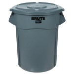Rubbermaid® BRUTE 55 Gallon Gray Round Trash Can and Lid Rubbermaid® BRUTE 55 Gallon Gray Round Trash Can and Lid