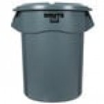Rubbermaid® BRUTE 55 Gallon Gray Round Trash Can and Lid Rubbermaid® BRUTE 55 Gallon Gray Round Trash Can and Lid