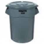 Rubbermaid® BRUTE 55 Gallon Gray Round Trash Can and Lid Rubbermaid® BRUTE 55 Gallon Gray Round Trash Can and Lid
