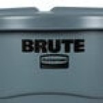 Rubbermaid® BRUTE 55 Gallon Gray Round Trash Can and Lid Rubbermaid® BRUTE 55 Gallon Gray Round Trash Can and Lid