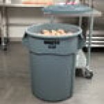 Rubbermaid® BRUTE 55 Gallon Gray Round Trash Can and Lid Rubbermaid® BRUTE 55 Gallon Gray Round Trash Can and Lid