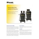 Tornado 95961 55 Gallon Dual Venturi Air Wet Only Industrial Vacuum Tornado 95961 55 Gallon Dual Venturi Air Wet Only Industrial Vacuum
