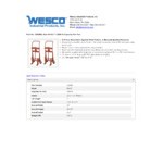 Wesco Industrial Products Rais-N-Rol 2,000 lb. 23