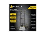Gorilla 1,000 lb. Steel Hand Truck with (2) 10