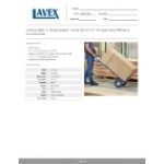 Lavex 600 lb. Blue Hand Truck With 10 Lavex 600 lb. Blue Hand Truck With 10