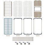 Metro PR48VX3-XDR MetroMax i Mobile Four Tier Bulk Tray Drying Rack with Drip Tray - 24 Metro PR48VX3-XDR MetroMax i Mobile Four Tier Bulk Tray Drying Rack with Drip Tray - 24