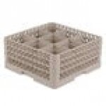 Vollrath TR13FFFF Traex® Full-Size Beige 9-Compartment 6 3/4