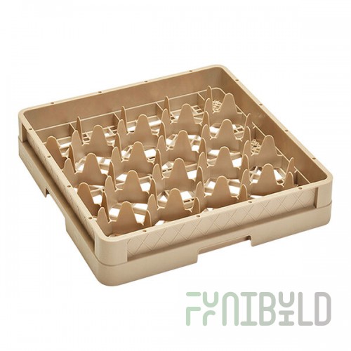 Vollrath CR11 Traex® Rack Max 20 Compartment Full-Size Closed Wall 3 1/4