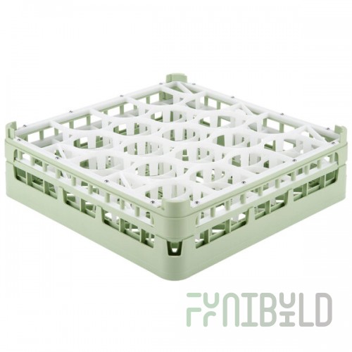 Vollrath 52693 Signature Lemon Drop Full-Size Light Green 20-Compartment 4 5/16