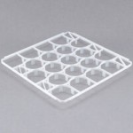 Vollrath 52693 Signature Lemon Drop Full-Size Light Green 20-Compartment 4 5/16