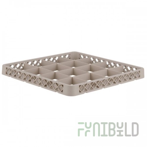 Vollrath TRD-32 Traex® Full-Size Beige 16 Compartment Glass Rack Extender
