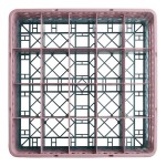 Noble Warewashing 20-Compartment Gray Full-Size Glass Rack with 2 Brown Extenders Noble Warewashing 20-Compartment Gray Full-Size Glass Rack with 2 Brown Extenders