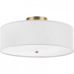 Globe 2-Light Minimalist Matte Black / Antique Brass Wall Sconce - 120V, 40W