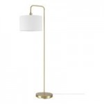 Globe 2-Light Minimalist Matte Black / Antique Brass Wall Sconce - 120V, 40W