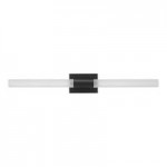 Globe 2-Light Minimalist Matte Black / Antique Brass Wall Sconce - 120V, 40W