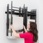Lifetime 80719 Wall-Mounted Folding Chair Rack