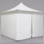 Caravan Canopy 21003306010 Displayshade 10' x 10' White Light-Duty Commercial Grade Instant Canopy Deluxe Kit with Side Walls Caravan Canopy 21003306010 Displayshade 10' x 10' White Light-Duty Commercial Grade Instant Canopy Deluxe Kit with Side Walls