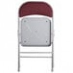 Lancaster Table & Seating Burgundy Fabric Folding Chair with Padded Seat Lancaster Table & Seating Burgundy Fabric Folding Chair with Padded Seat