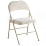 Lancaster Table & Seating Burgundy Fabric Folding Chair with Padded Seat Lancaster Table & Seating Burgundy Fabric Folding Chair with Padded Seat