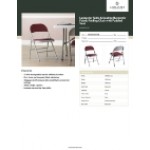 Lancaster Table & Seating Burgundy Fabric Folding Chair with Padded Seat Lancaster Table & Seating Burgundy Fabric Folding Chair with Padded Seat