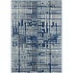 Abani Casa Collection 4' x 6' Cream / Navy Contemporary Abstract Area Rug Abani Casa Collection 4' x 6' Cream / Navy Contemporary Abstract Area Rug