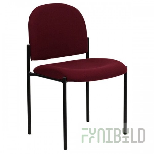 Flash Furniture BT-515-1-BY-GG Burgundy Fabric Stackable Side Chair