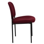 Flash Furniture BT-515-1-BY-GG Burgundy Fabric Stackable Side Chair Flash Furniture BT-515-1-BY-GG Burgundy Fabric Stackable Side Chair